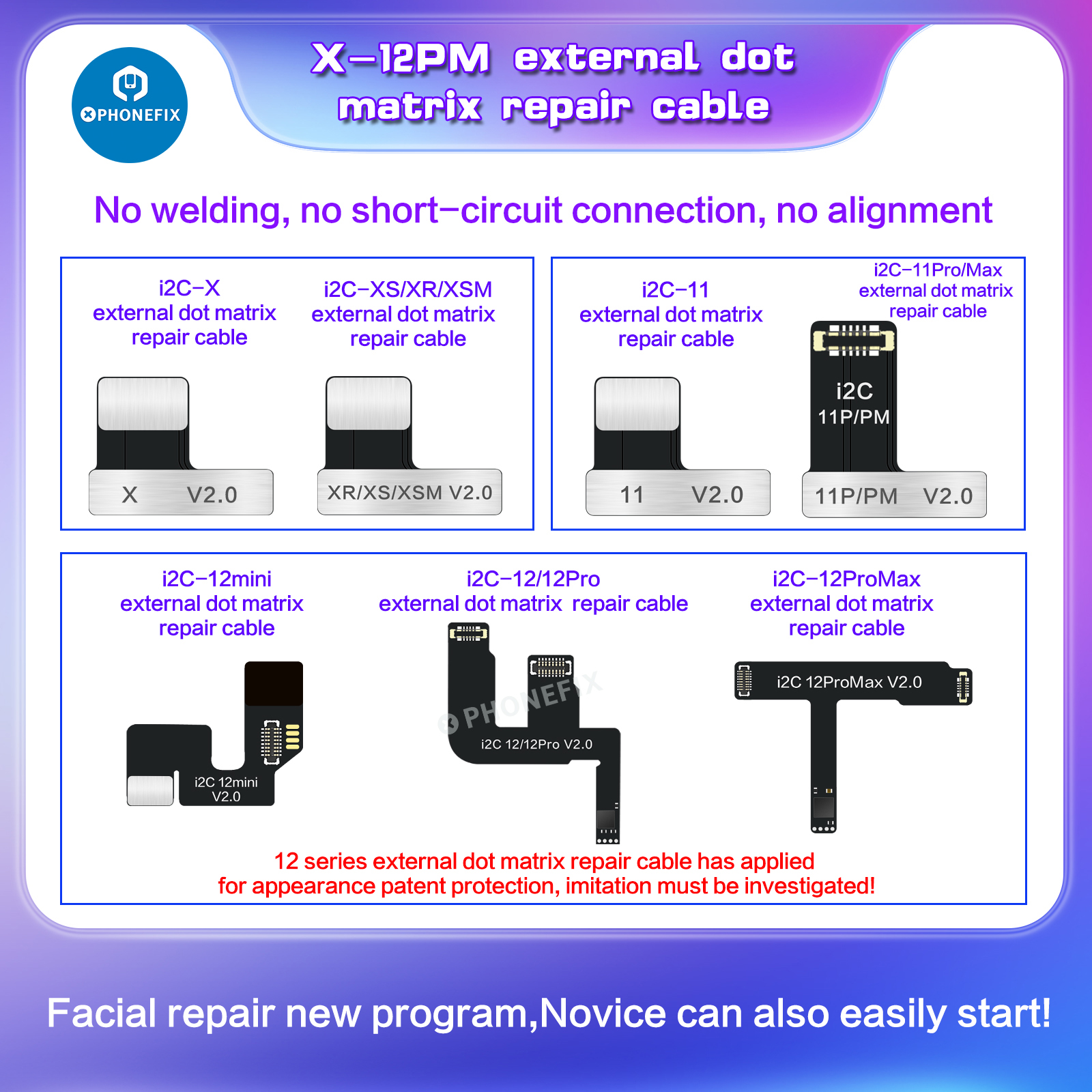 i2C MC15 Face ID Dot Matrix Ch - Power Tools Manufacturers ulasan dan harga
